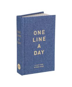 Denim One Line A Day Memory Journal
