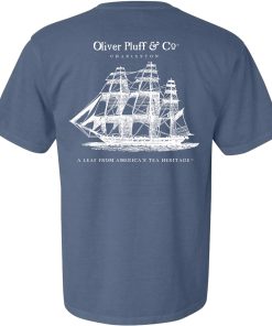 Oliver Pluff T-Shirt Blue Jean Color