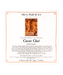 Cacao Chai - 6 Teabags in Package