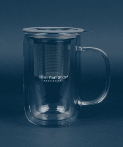 Oliver Pluff Glass Steeping Mug with Lid